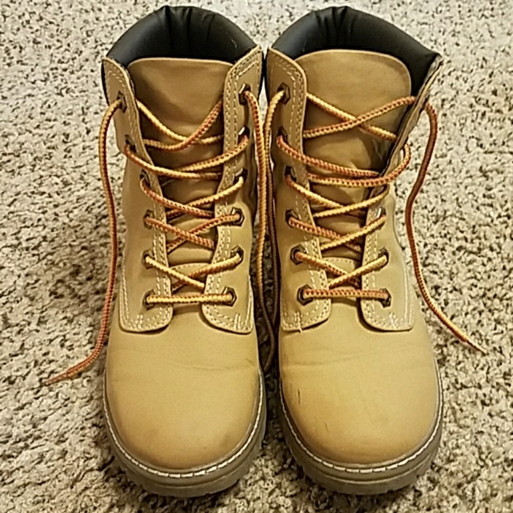 Tan boots